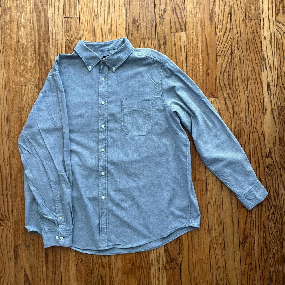 Excellent Condition // George // Grey // Button up Oxford